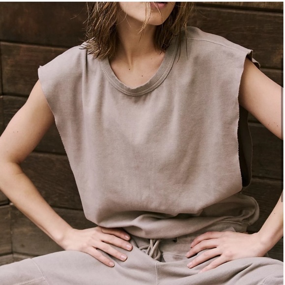 FREE PEOPLE Throw And Go Onesie Jumpsuit Cement NEW Size L - Picture 3 of 11